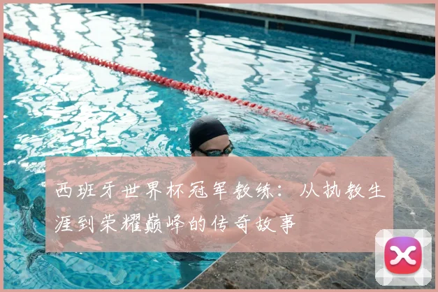西班牙世界杯冠军教练：从执教生涯到荣耀巅峰的传奇故事