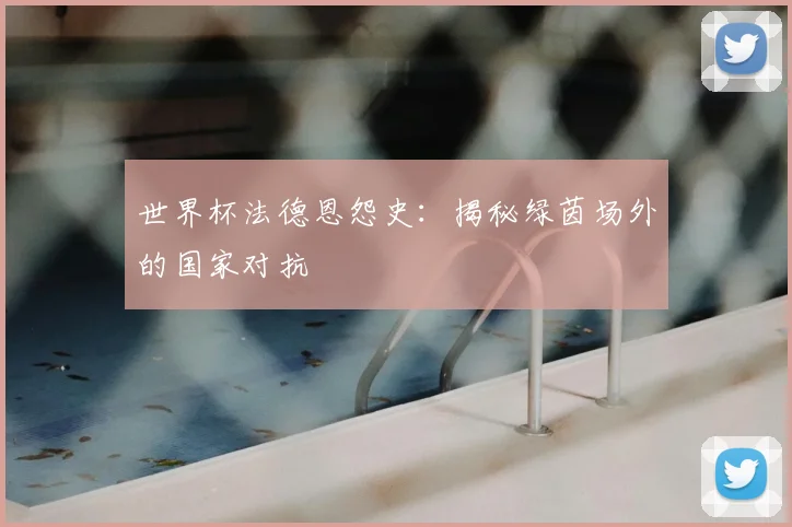 世界杯法德恩怨史:揭秘绿茵场外的国家对抗