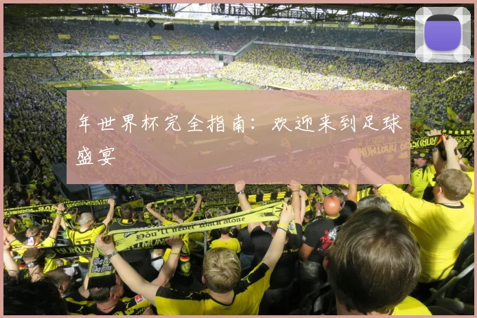 年世界杯完全指南:欢迎来到足球盛宴